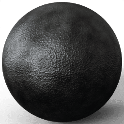 Blued steel hammered