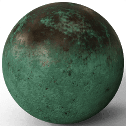 Copper partially oxidized