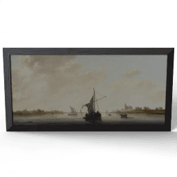 View of the Maas at Dordrecht 1645