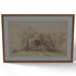 Cottage among Trees 1650