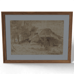 Cottage near the Entrance to a Wood 1644