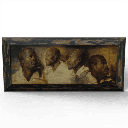 Four Studies of a Male Head 1617