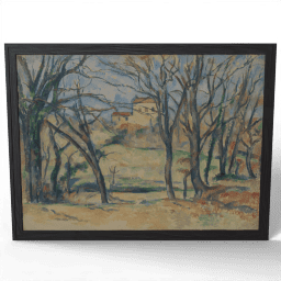 Trees and Houses Near the Jas 1885