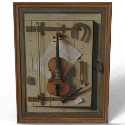 Violin and Music 1888