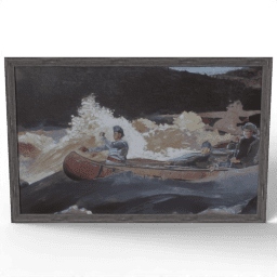 Shooting the Rapids Saguenay River 1905