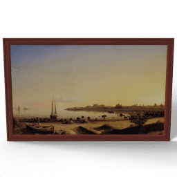 Stage Fort across Gloucester Harbor 1862