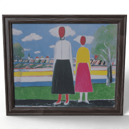 Two figures in landscape 1931