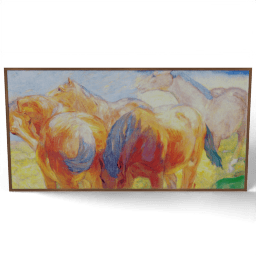 Large Horse Picture Lenggries 1908