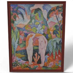 Nude in Exotic Landscape 1905