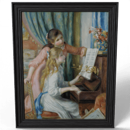 Two Young Girls at the Piano 1892