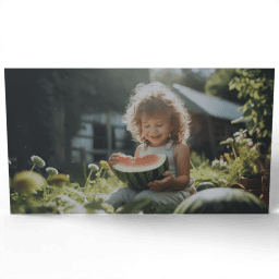 Girl Holding a Watermelon undated