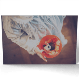 Girl with Red Bowl in Her Hand 2018