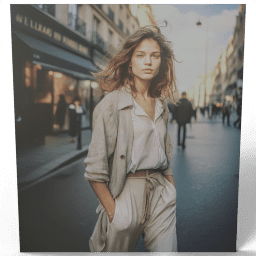 Walking in City undated