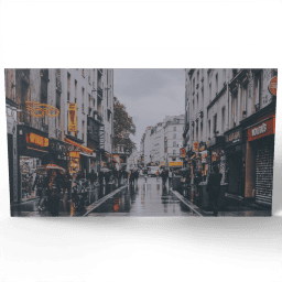 Paris Street on a Rainy Day 2016