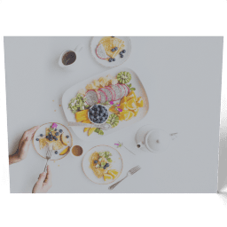 Healthy and Sweet Breakfast Top View 2016