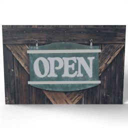 Vintage Open Signboard 2016