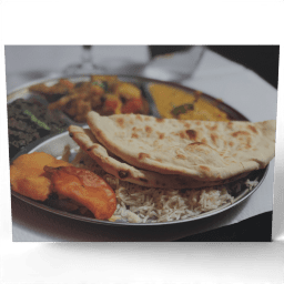 Oriental Lunch with Naan Bread 2018