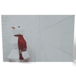 Christmas Decoration Paper Snowman 2016