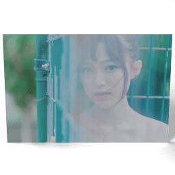 Mysterious Portrait of Asian Young Woman 2017