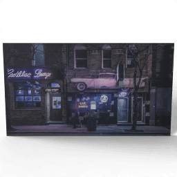 Street at Night Parkdale Toronto Canada 2016