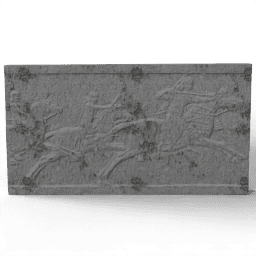 Ashurbanipal hunting wild donkeys 650BCE