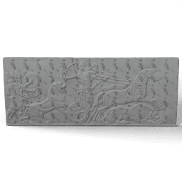 Ashurnasirpal II on a lion hunt 860BCE