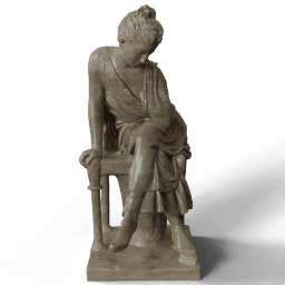 Girl sitting on a chair 300BCE