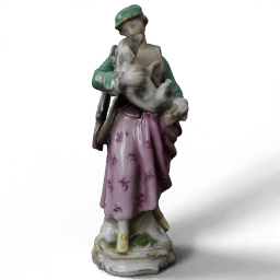 Statuette of a Woman in Hunting Clothes 1760