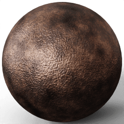 Bronze hammered