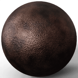 Bronze worn hammered