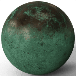 Copper partially oxidized