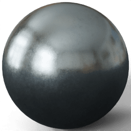 Steel soft blue shiny