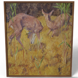 Deer in the reeds 1909