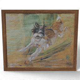 Leaping dog 1908