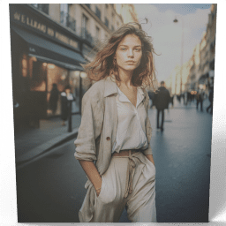 Walking in City undated