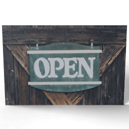 Vintage Open Signboard 2016