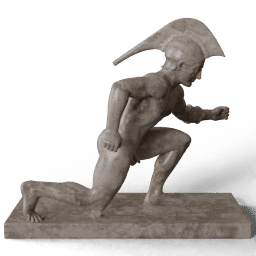 Kneeling warrior 500BCE