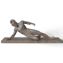 Lying warrior Patroclus 500BCE