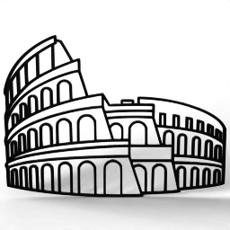 2d low poly colosseum 2024