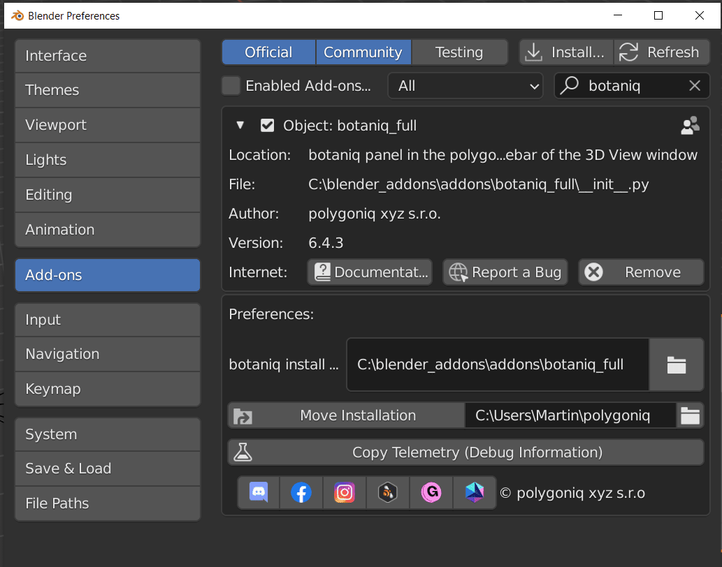 copy telemetry