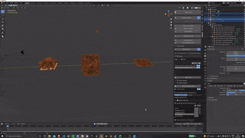 scatter viewport visibility