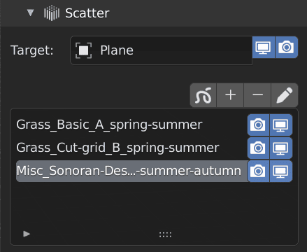 scatter asset subpanel