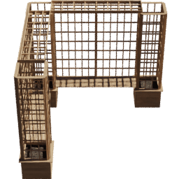 Trellises wall B spring summer autumn