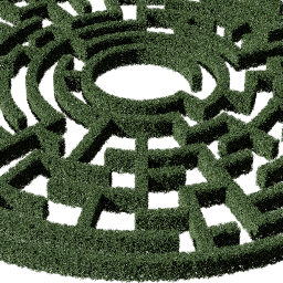 Hedge circular big A summer