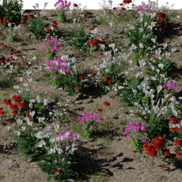 Flower Flower bed park A spring summer