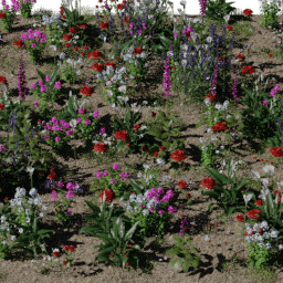 Flower Flower bed park B spring summer