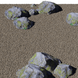 Rocks Coast A spring summer autumn