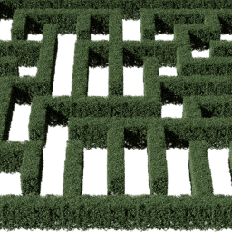 Hedge square small A summer