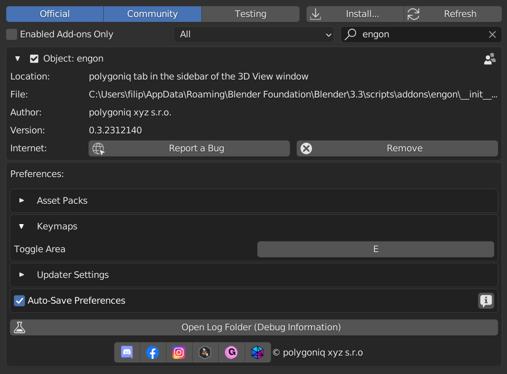 polygoniq browser key binding