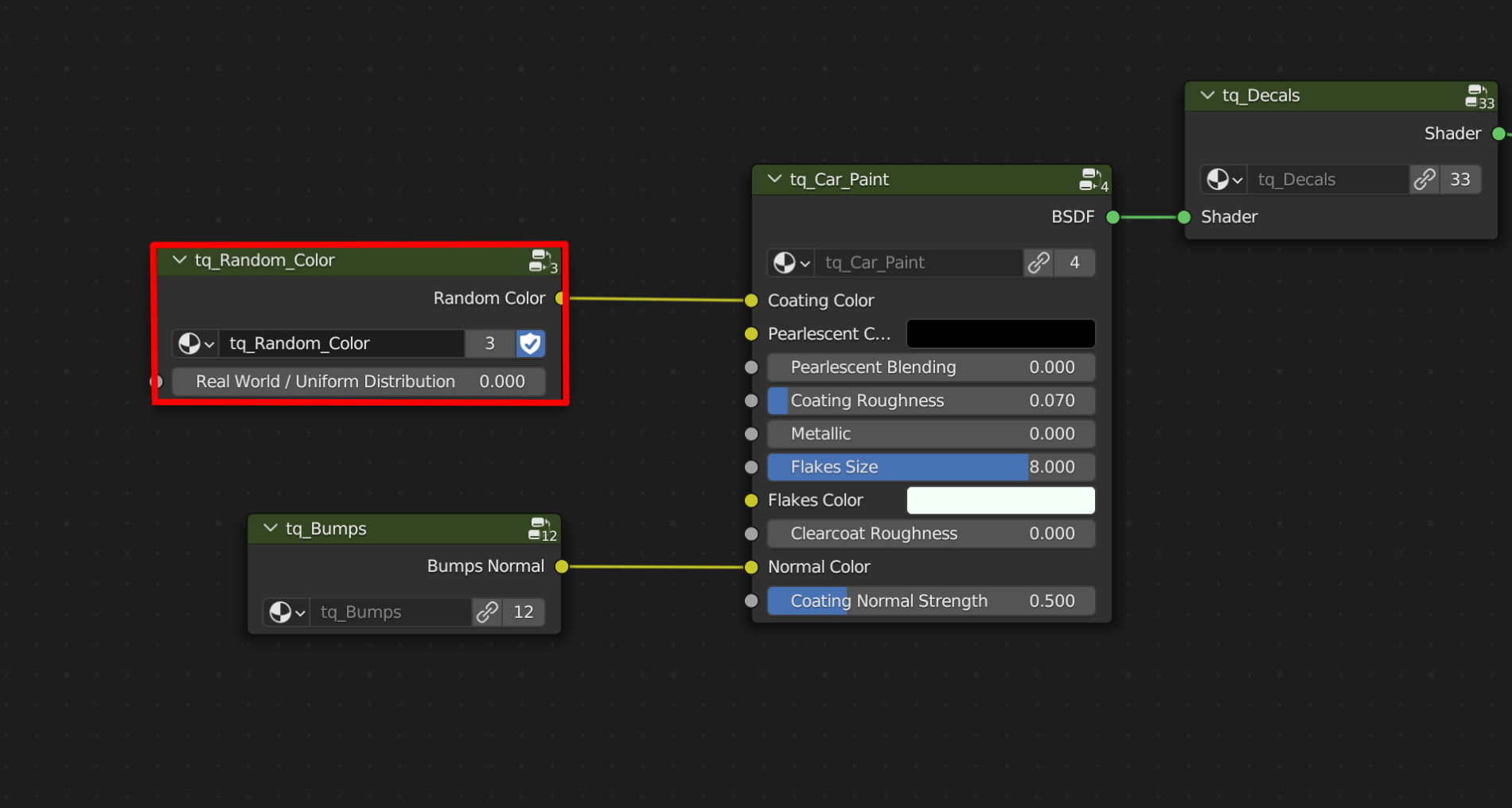 Random Color Node group